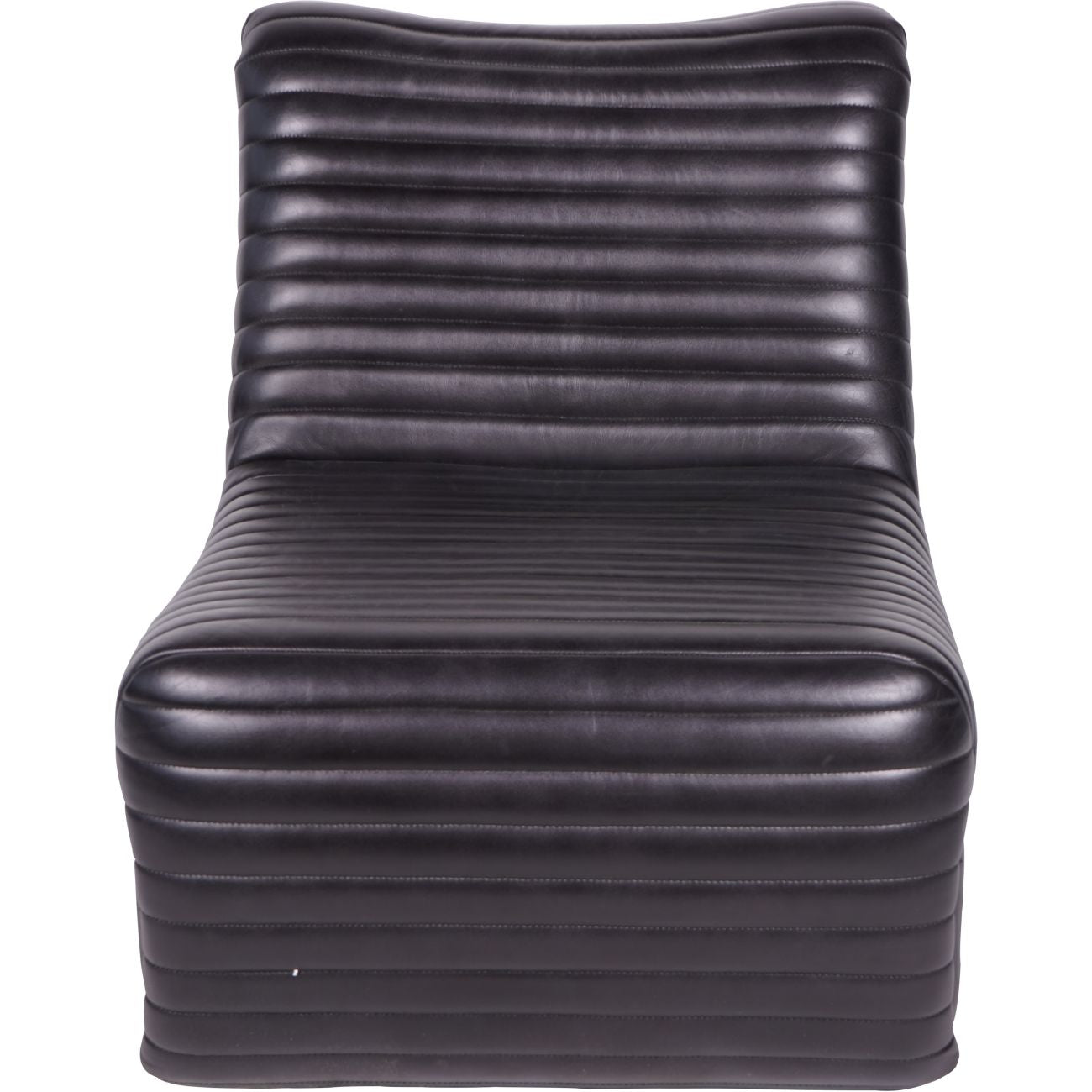 Trinity Charcoal Leather Armchair